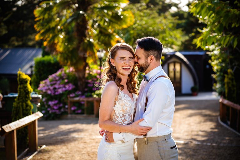 Stunning Cheshire woodland wedding April and Luke
